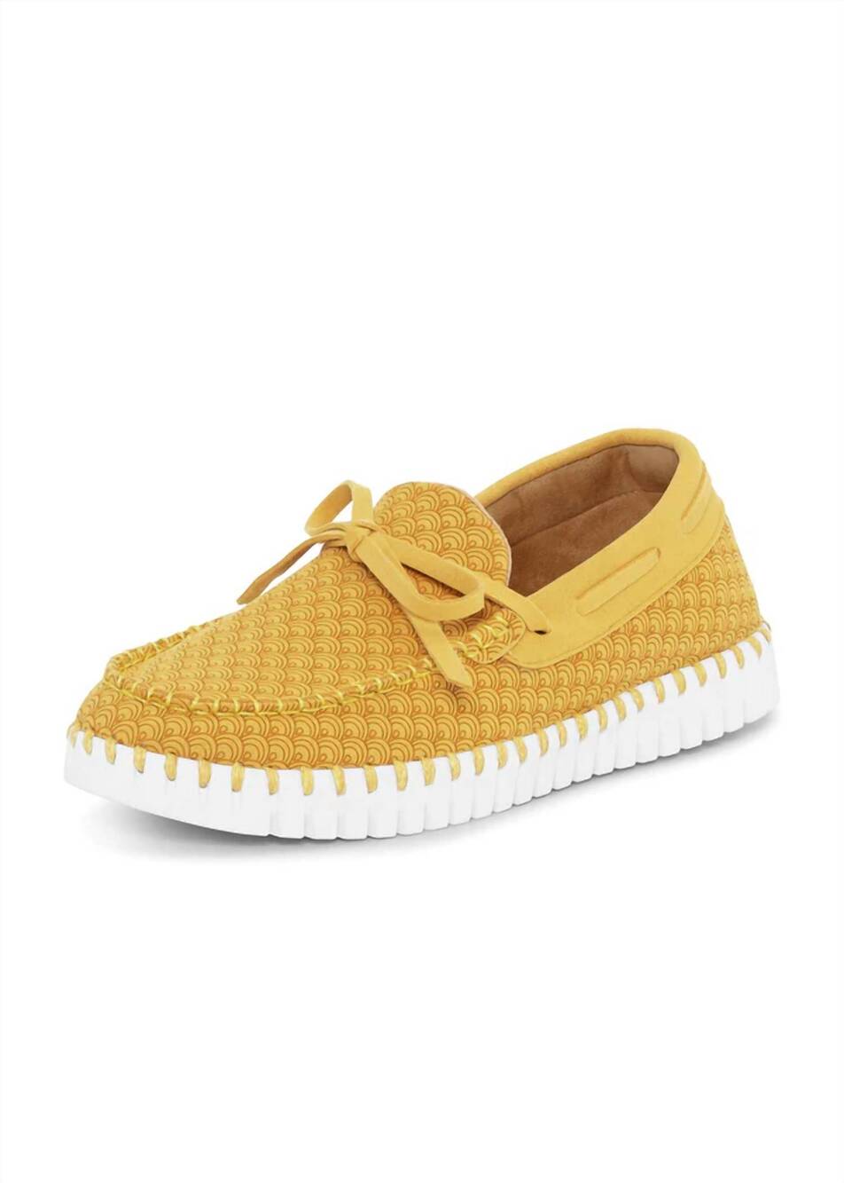 NEW ILSE JACOBSEN women's tulip with laces slip on sneaker in golden rod